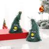 Electric Christmas Tree Swing Santa Hat Battery Powered Festive Decoration Swinging Dancing Tree for Table