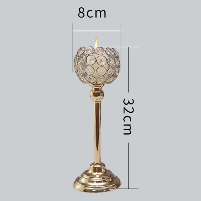 Скандинавские украшения для подсвечников, роскошные хрустальные украшения для гостиной, золотистого света, романтический подсвечник с перьями, новый продукт