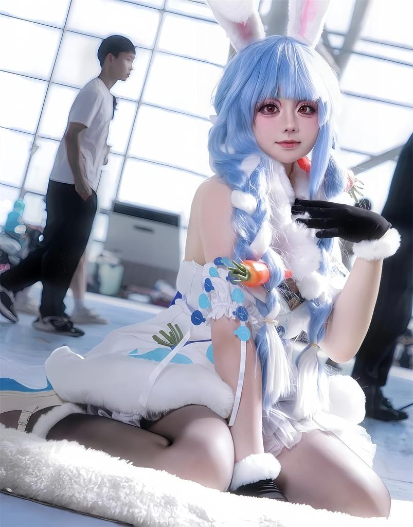 VTuber Cosplay Usada Pekora Cosplay Costume VTuber Cosplay Usada Pekora Cosplay Costume Virtual YouTuber VTuber Cosplay Hololive [NOKIJP] Peko-chan