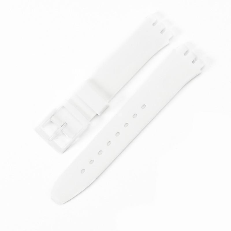Унисекс Силиконовый Спортивный Ремешок Классический Ремешок для Часов Для Swatch Jelly Skin 17мм 19мм