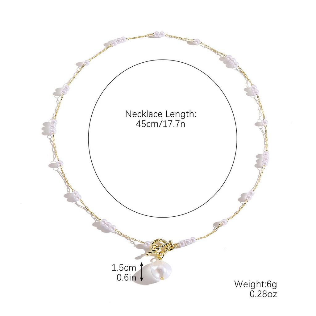 Винтажное ожерелье из барочного жемчуга: Легкая роскошь и нестандартный дизайн