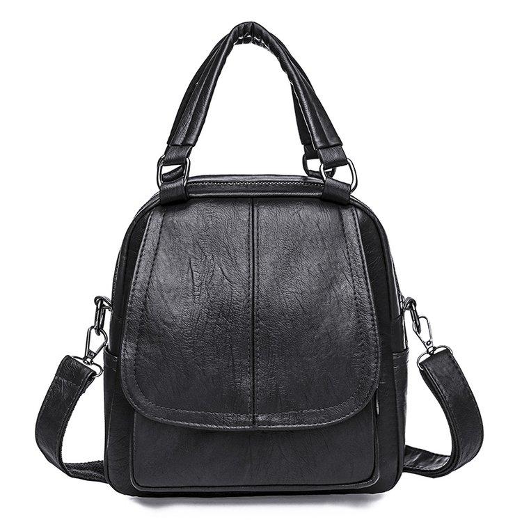 Двухслойный женский рюкзак большой емкости, модный рюкзак, женские сумки из мягкой искусственной кожи, высококачественный многофункциональный дизайнерский рюкзак