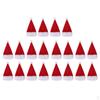 20/set Mini Christmas Santa for Wine Bottle Cover & Cutlery Holder Decoration
