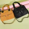 Solid Color Handbag Nylon Shoulder Bag Women's Large Capacity Tote Bag