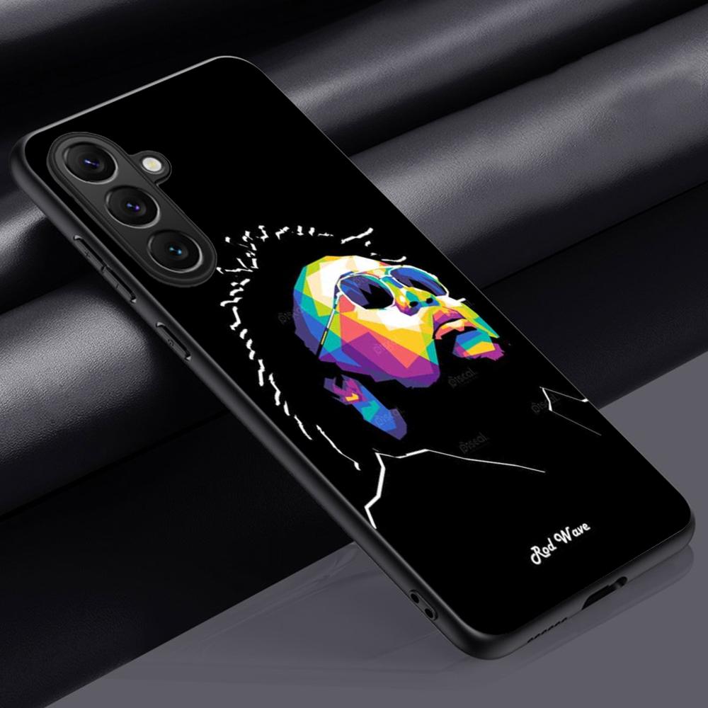 Модный крутой постер рэпера Rod Wave Чехол для телефона для Samsung Galaxy S26 S25 S24 S23 S22 S21 Plus Ultra Note20 Мягкий Черный