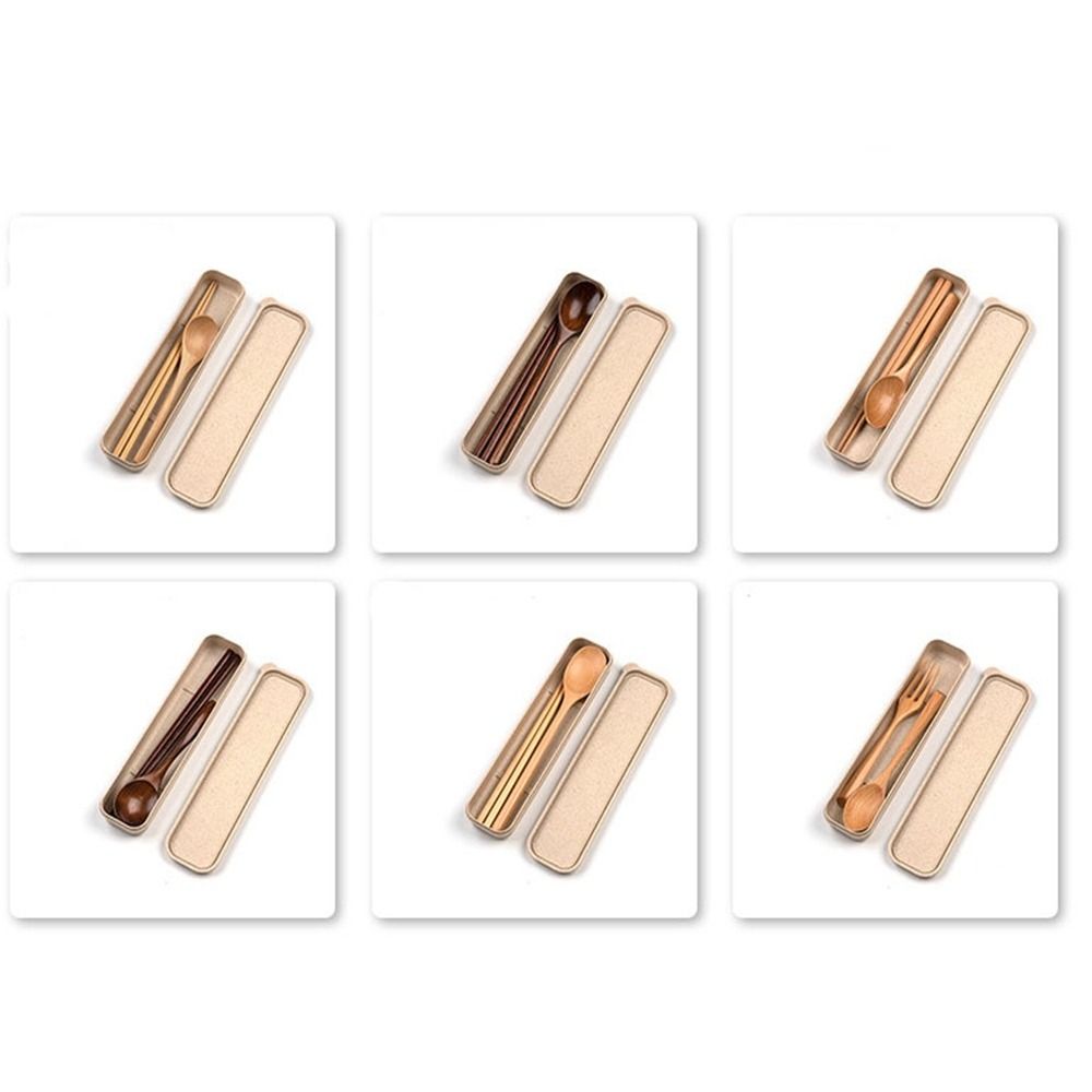 Натуральная деревянная вилка палочки для еды набор для ужина ручной работы новый рис супы ложка кухонные принадлежности