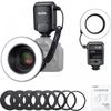 Godox ML-150II Macro Flash Ring Light, Adjustable Light Level, 8 Adapter Rings, Japanese Instruction Manual Included, Suitable for Insect Photography,