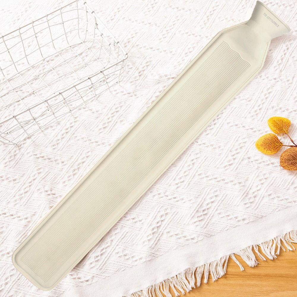 72cm Warm Water Bag Leak-proof Water-filled Waist Warmer Soft Long Hot Water Bottle Bag  Foot