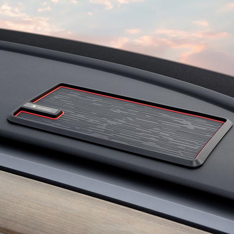 OBDI6 Car Non Slip Mat Sticky Anti Slip Pads Dashboard Phone Holder For Skoda octavia 3 2 superb 3 kodiaq Fabia Kamiq Karoq Accessorie