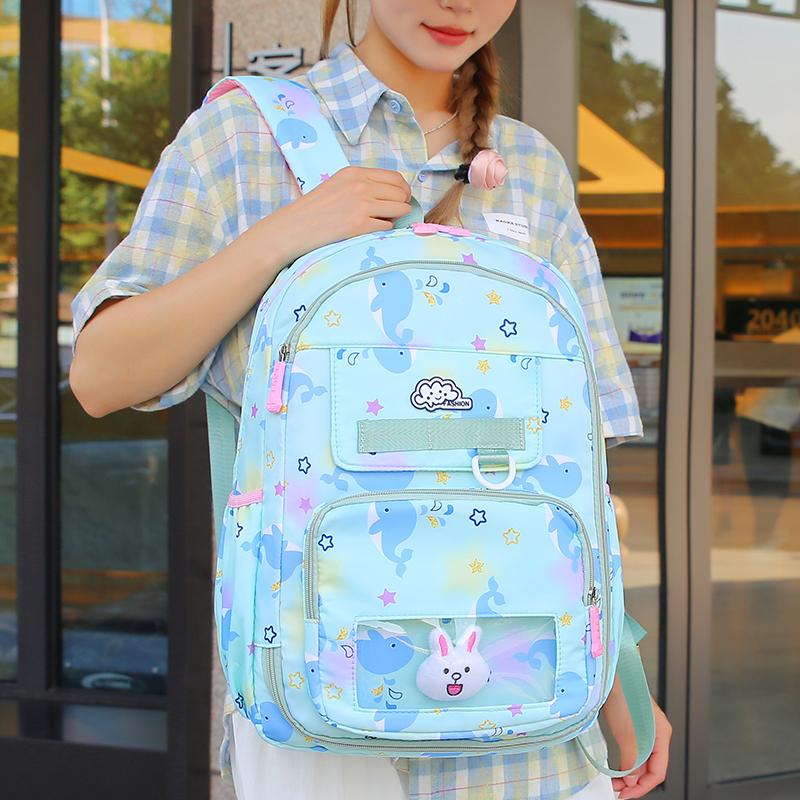 Student Schoolbag Women's Cartoon Backpack Large Capacity Children's Schoolbag