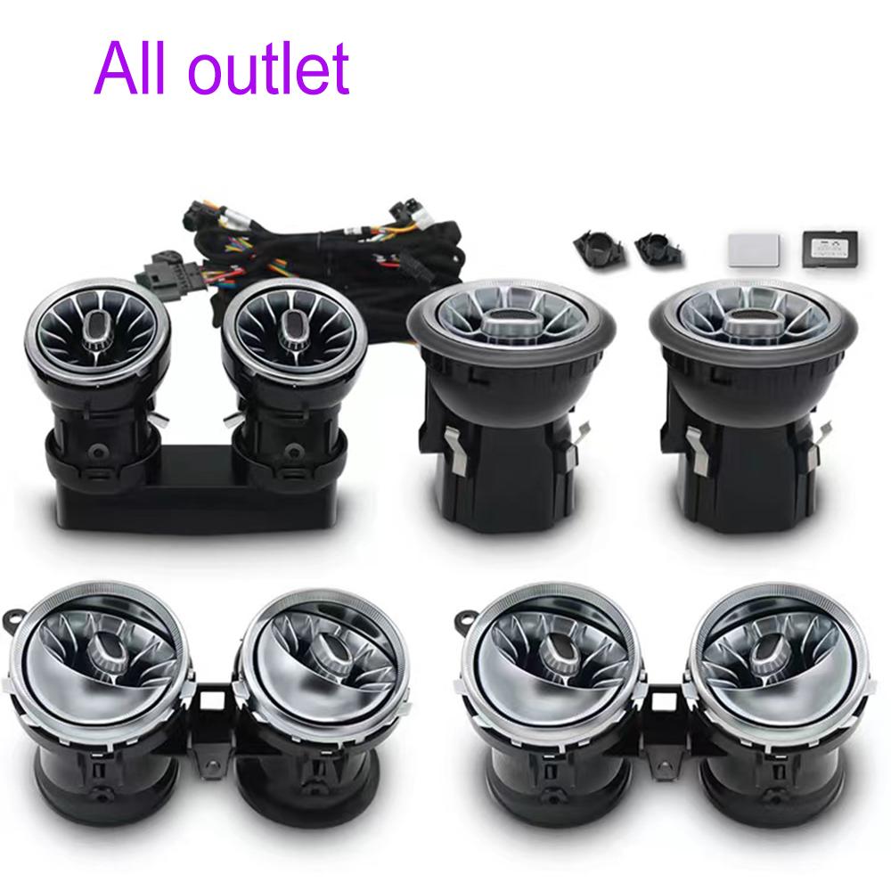 Для Mercedes Benz E-class W213 автомобильный фонарь окружающего света спереди и сзади с атмосферной лампой автомобиля 64 цвета 2016-2020