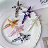 High Quality Starfish Pearl Spring Clip Simple Temperament Acetate Hairpin Star  Top Clip Side Clip Women's Hair Accessories
