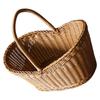 Rattan Shopping Basket Decorative Woven Flower Holder Baskets Bread Crafts Container Serving Food