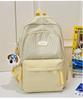 Школьный рюкзак Sweet Japanese Literary Plaid Backpack Корейская версия для учеников средней и старшей школы Компьютерный школьный рюкзак Повседневный легкий универсальный