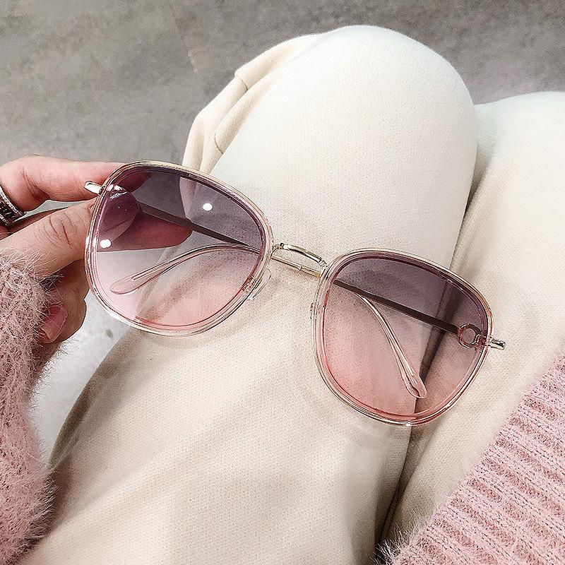 Женские солнцезащитные очки с круглым лицом Солнцезащитные очки с защитой от ультрафиолета Универсальные солнцезащитные очки с защитой от влаги Солнцезащитные очки с большим тонким лицом
