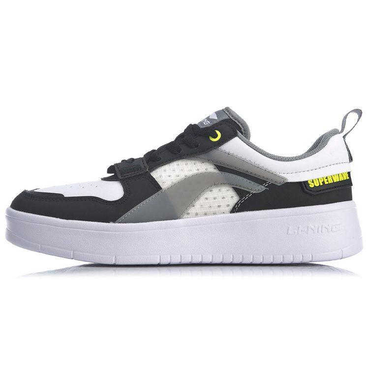 Li Ning Wave SUPERWAVE Lite Superwave Lite Нескользящие Износостойкие Низкие Скейтбордические Кроссовки Мужские AGCQ063-3