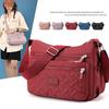 Women's Lightweight Water-Repellent Nylon Crossbody Shopping Bag