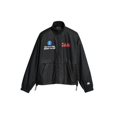 Куртка Originals Trefoil By Aw с логотипом и воротником-стойкой, женская, черная FI6972