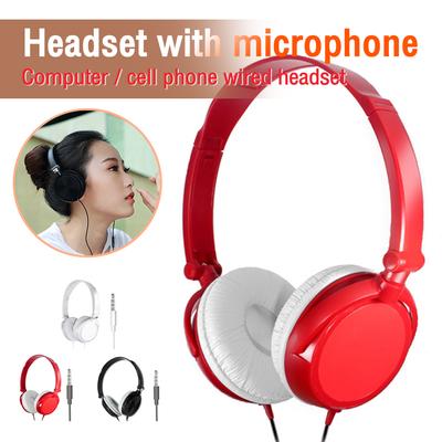 Проводные наушники с микрофоном, гарнитуры с басом, Hi-Fi звуком, музыкальные стереонаушники для iPhone, Xiaomi, Sony, Huawei, ПК