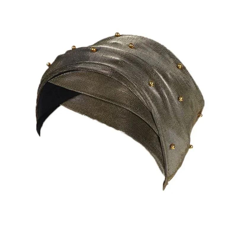 Новый узор Twist Knot мусульманский женский хиджаб химиотерапевтическая шапочка индийский тюрбан капот эластичный индийский женский шарф головной убор для женщин головной убор от выпадения волос