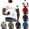 Men's Printed Short Sleeve T-Shirt Men's Loose Casual Short Sleeve Top