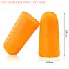 10Pairs Soft Orange Foam Ear Plugs Tapered Travel Sleep Noise Prevention Earplugs Noise Reduction Sound Insulation EarProtection