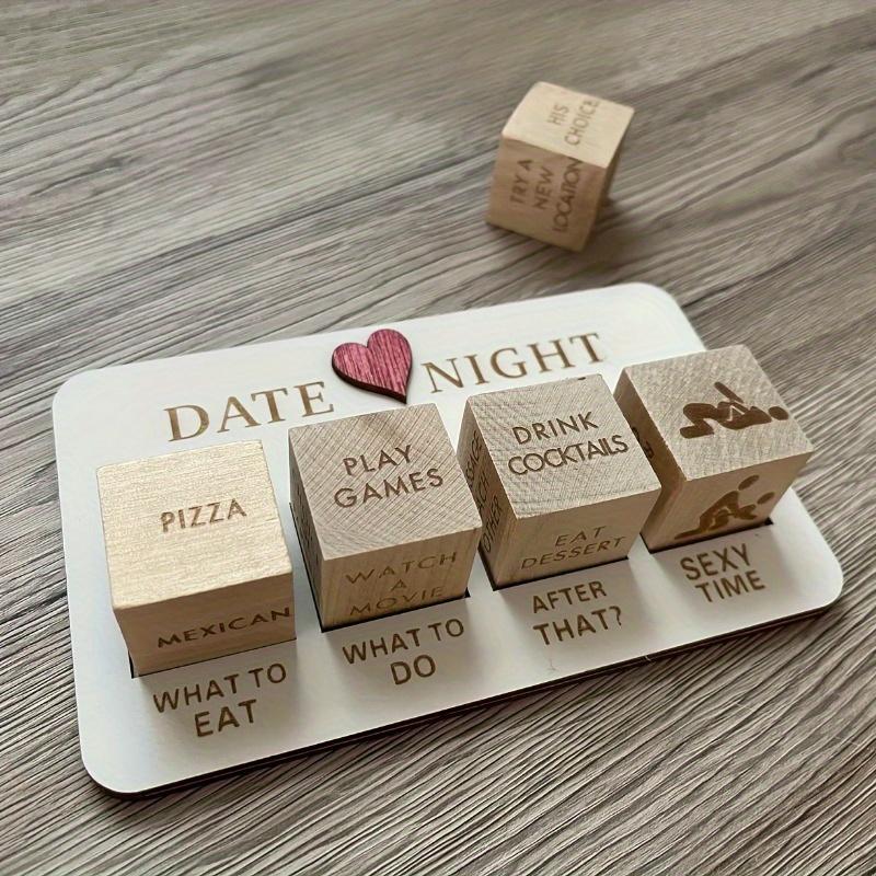 1 набор идей для игры в кости на свидание и ночь после Dark Edition - игра в деревянные кости для пар - подарки для пар для парня, подруги, мужа