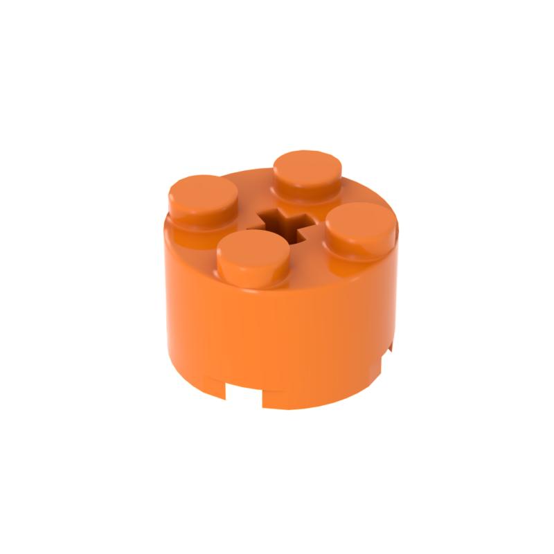 [Funbrick] Кирпич Круглый 2x2 с отверстием для оси 3941 Строительные блоки Игрушки Дети Сувенир Ролевая игра Декор Мальчик Девочка Город MOC