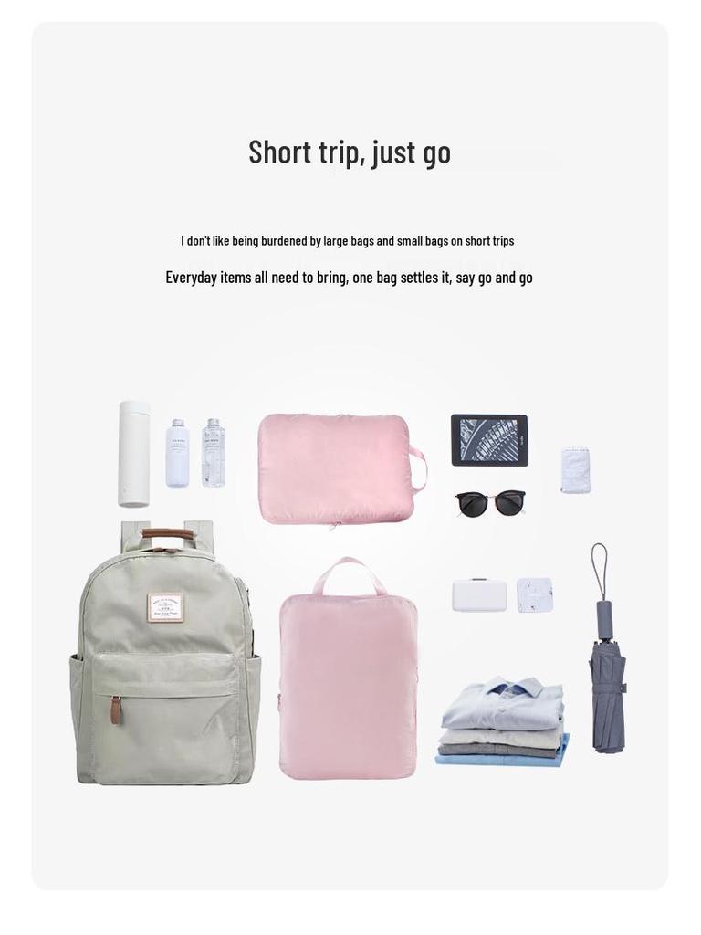 Portable Travel Dispenser & Storage Bag - Laundry & Luggage Organizer (Large) M