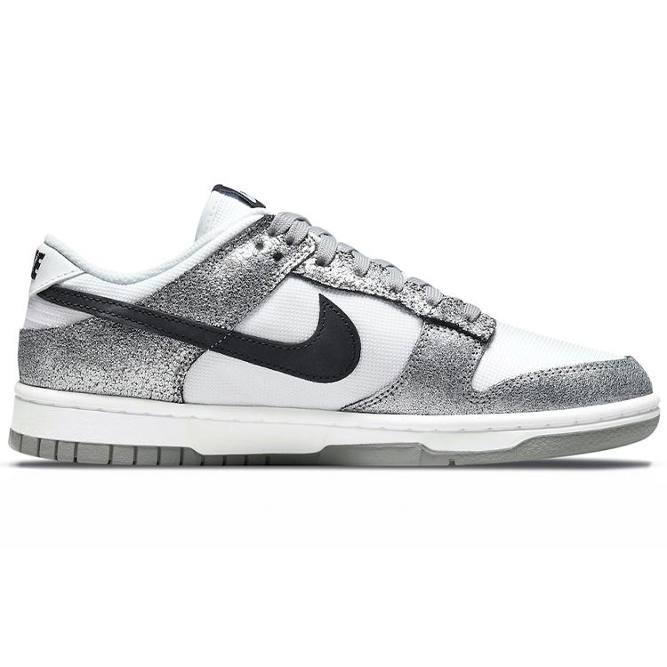 Nike Женские кроссовки Dunk Low Golden Gals Silver Metallic-Silver Off-Noir DO5882-001
