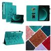 For Samsung Galaxy Tab S9 FE (Galaxy Tab S9 FE Wi-Fi SM-X510;Galaxy Tab S9 FE 5G SM-X516B).PU Leather Exquisite Floral Embossed Design Tablet Case