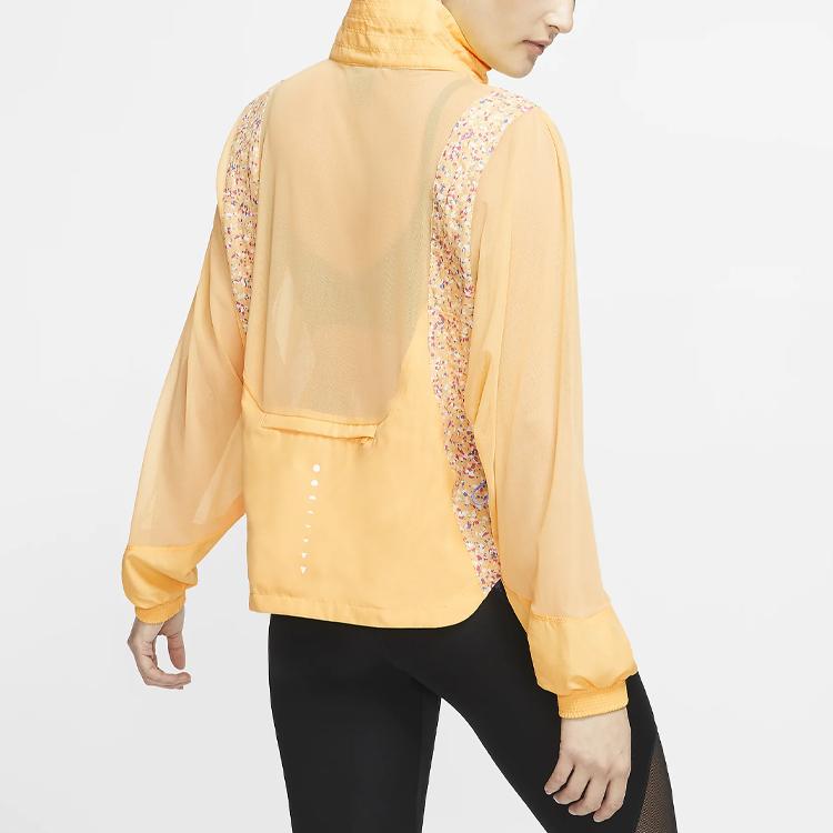 Nike Куртки Женские Желтые Стойка Умеренный CJ2434-795