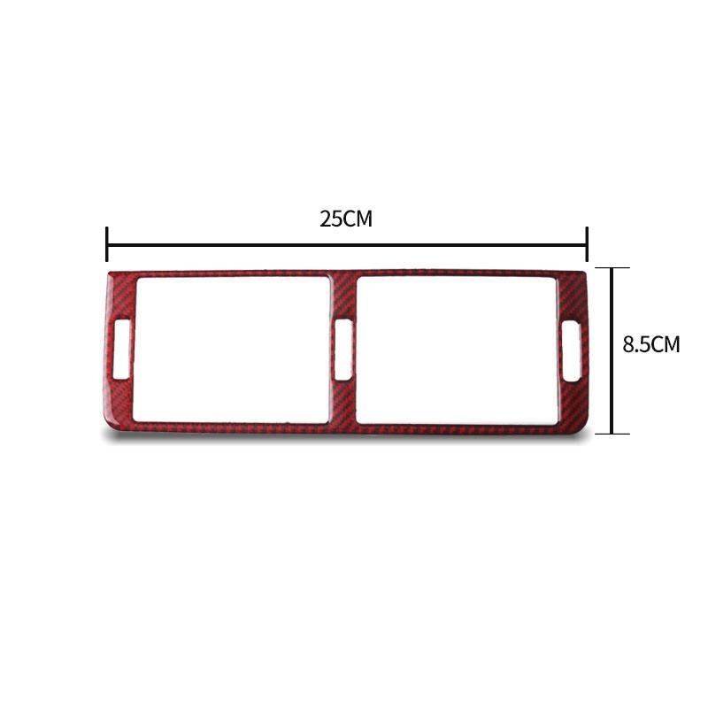 Для BMW 3 серии E46 аксессуары из углеродного волокна стиль салона автомобиля авто кондиционер кондиционер вентиляционная розетка декоративная рамка наклейка