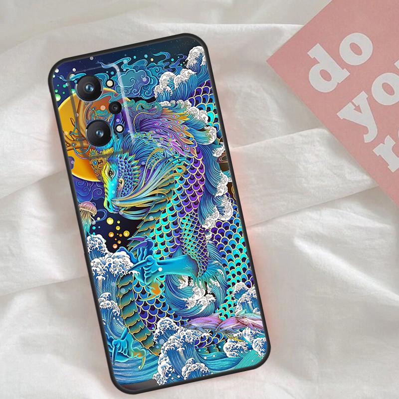 Модный чехол с китайским драконом для Realme C51 C75 C63 C61 C55 C53 C35 C65 C67 C71 15 11 12 13 14 Pro Plus GT6 GT7 Pro