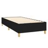 Maison Exclusive - Sommier à lattes de lit avec matelas Noir 100x200 cm Tissu