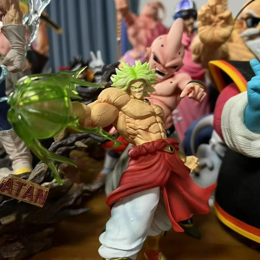 Фигурка Dragon Ball Z Броли Супер Сайян Гоку ПРОТИВ Броли Фигурка на шарнирах ПВХ Коллекционная Модель Игрушки Подарки 15 см/5,9 дюйма