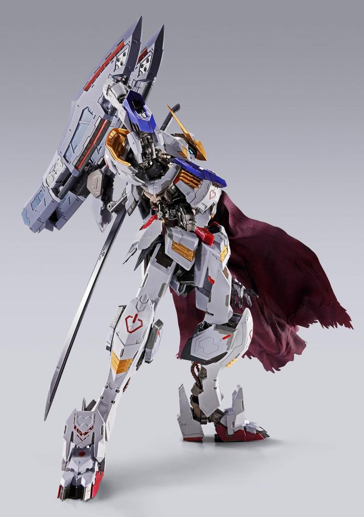 METAL BUILD Гандам Барбатос Бумеранг ABS ПВХ Фигурка Костюм (Четвертая форма) + Дубинка, и Литье под давлением и и Ткань, Прибл.. 180 мм, Предварительно окрашенный (Мобильный Гандам