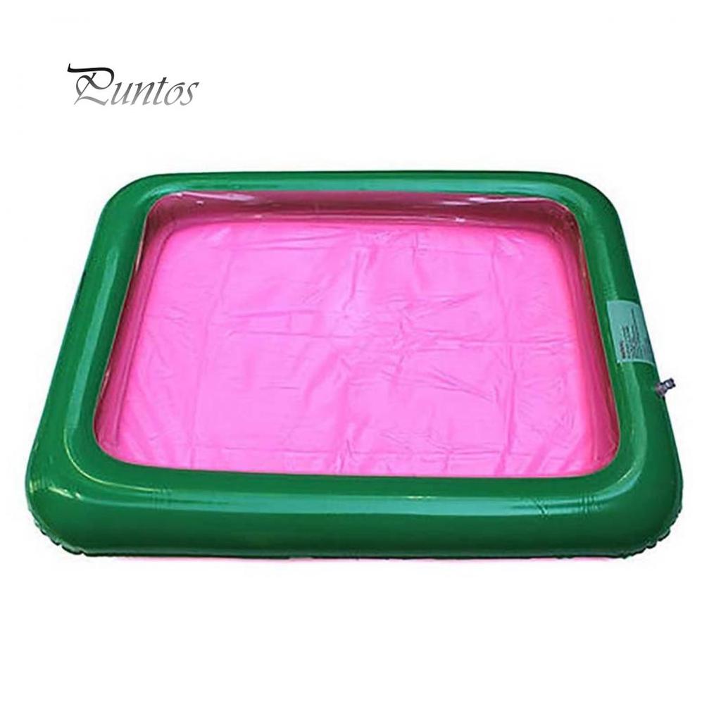 Забавный детский квадратный приподнятый большой поднос для песочницы замок-складная игрушка