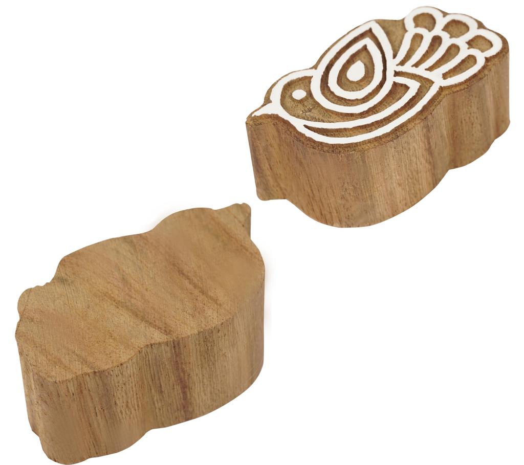 IBA Indianbeautifulart Текстильный печатный блок с птицей, резной деревянный штамп ручной работы, деревянный блок для печати, текстильные штампы для ткани, керамики