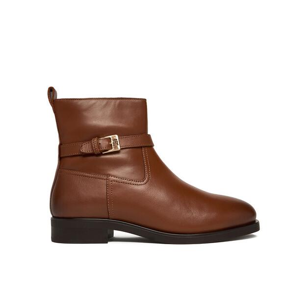 Ботинки Tommy Hilfiger Th Buckle Riding Leather Bootie
