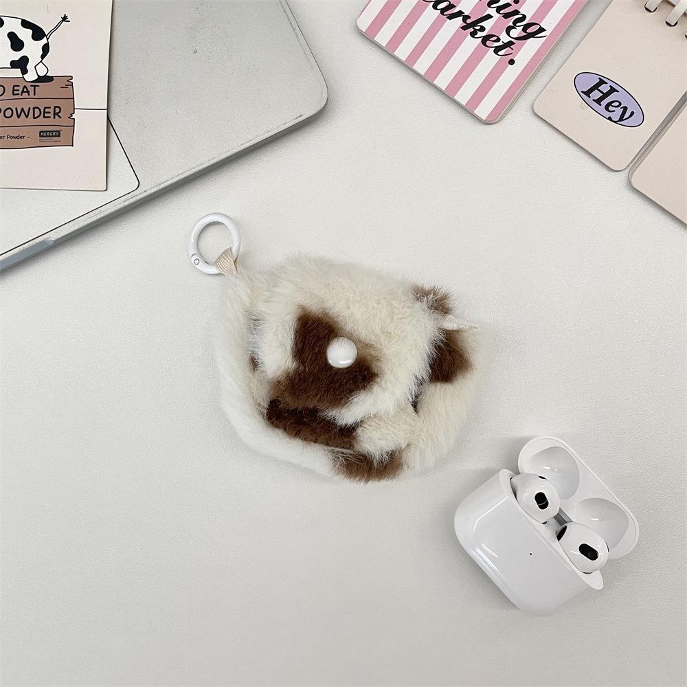 Portable Earphone Storage Bag Snap Button Mini Bluetooth Headset Case Love Heart Coin Purse for Women Girls