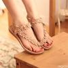 2025 лето новые модные сандалии на плоской подошве для пляжа с открытым носком, универсальные, простые, удобные, повседневные, дышащие женские туфли