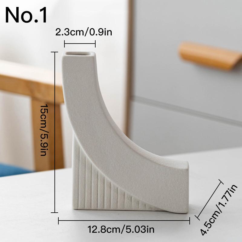 Абстрактная художественная ваза, настольные украшения, керамическая гидропонная ваза, цветочная композиция, домашний декор, украшение сада