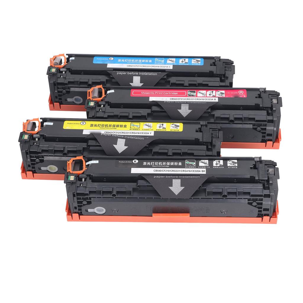 4 шт. Замена картриджа с тонером для HP Color Laserjet CP1215 CP1518ni CM1312nfi CM1312 CP1515n CP1525nw M251 Принтер