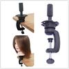 Hair Styling Practice Head with Desk Stand - Realistic Mannequin Head for Hairdressing