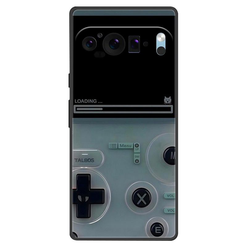 For Google Pixel 9 Pro XL Case Cool Painted Silicone TPU Soft Cover For Googe Pixel 9 9 Pro 8A Cases Black Protective Shells