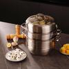 Lianchuang 3-Layer Stainless Steel Steamer Pot