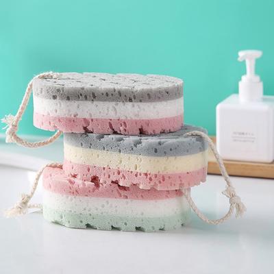 Губка для ванны, щетка для душа, очищающая кожу, массаж, мягкая спа-пена для удаления омертвевшей кожи