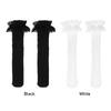Nylon Girl Gift Cosplay Costumes Accessories Maid Lolita Socks Lace Bow Socks Knee High Transparent