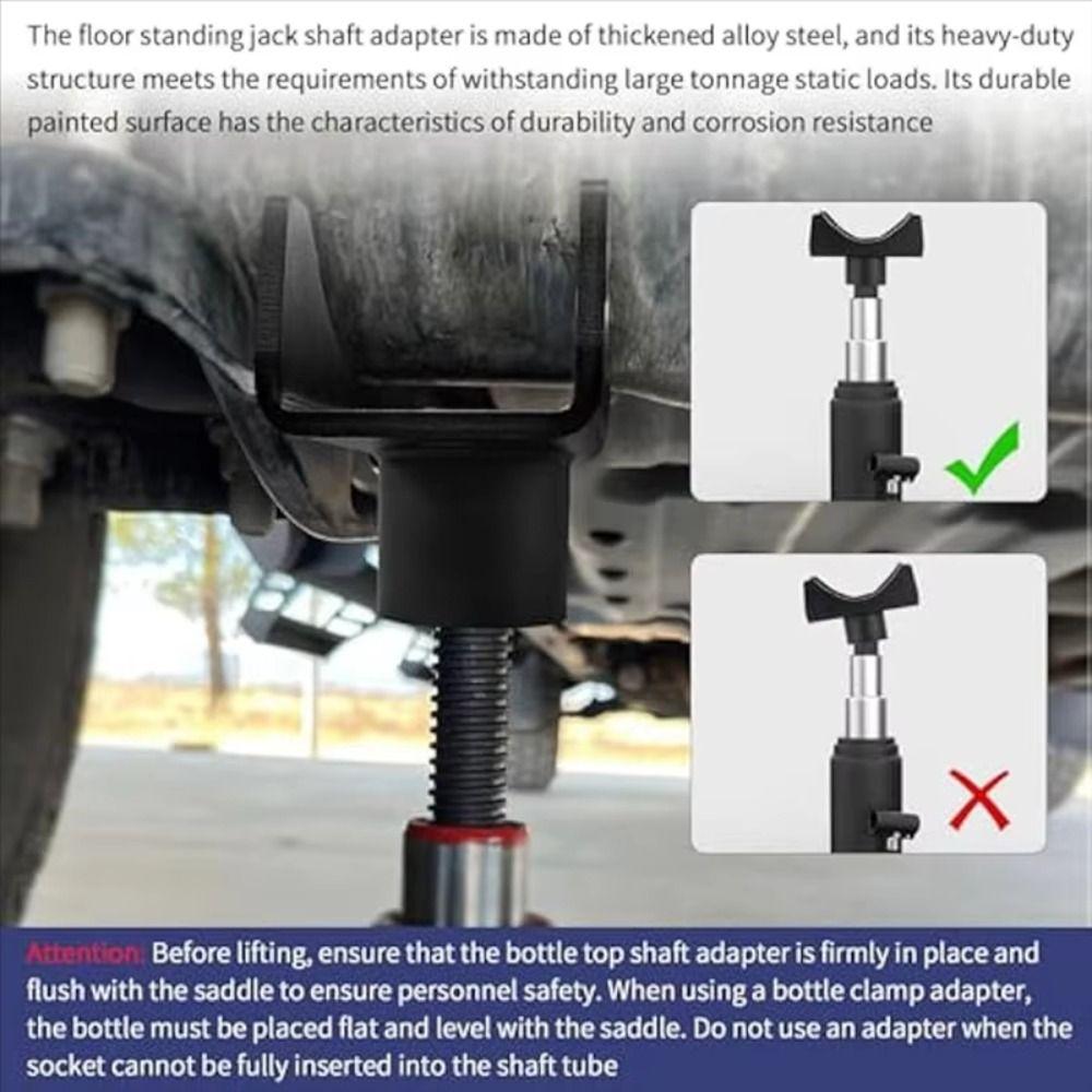 Universal Fit Axle Saddle Heavy Duty Bottle Jack Extension Lifting Saddle Ranch Equipment